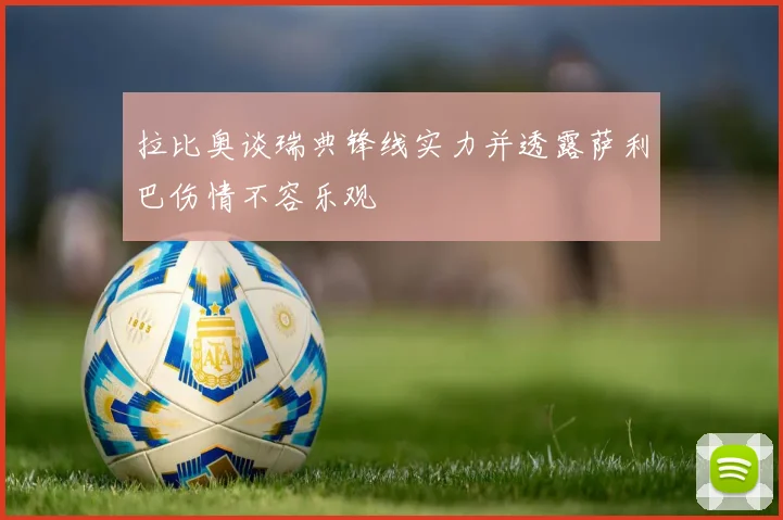 拉比奥谈瑞典锋线实力并透露萨利巴伤情不容乐观